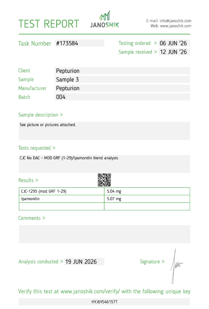 CJC 1295 (No DAC) x Ipamorelin